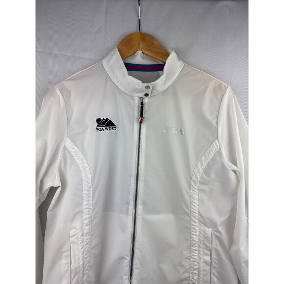 PGA West INOS Mens Medium White Jacket - Picture 1 of 9